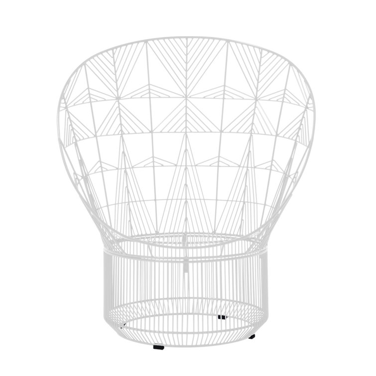 Wire discount papasan chair